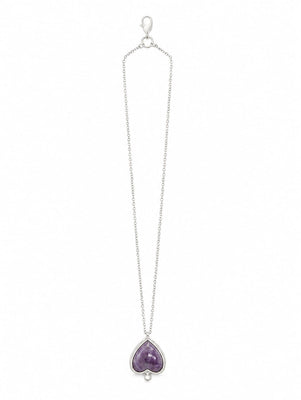 Silver Necklace with Heart