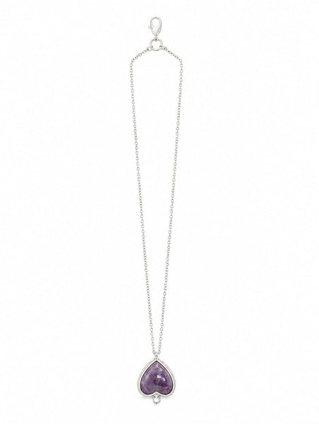 Silver Necklace with Heart