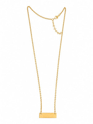 Golden minimalist necklace