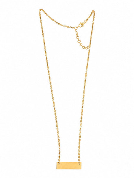 Golden minimalist necklace