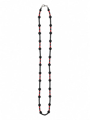 Elegant Black&Red beaded Necklace