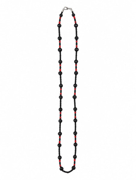 Elegant Black&Red beaded Necklace